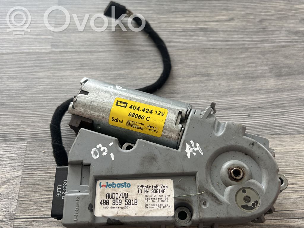 Audi A4 S4 B6 8E 8H Motor/activador 