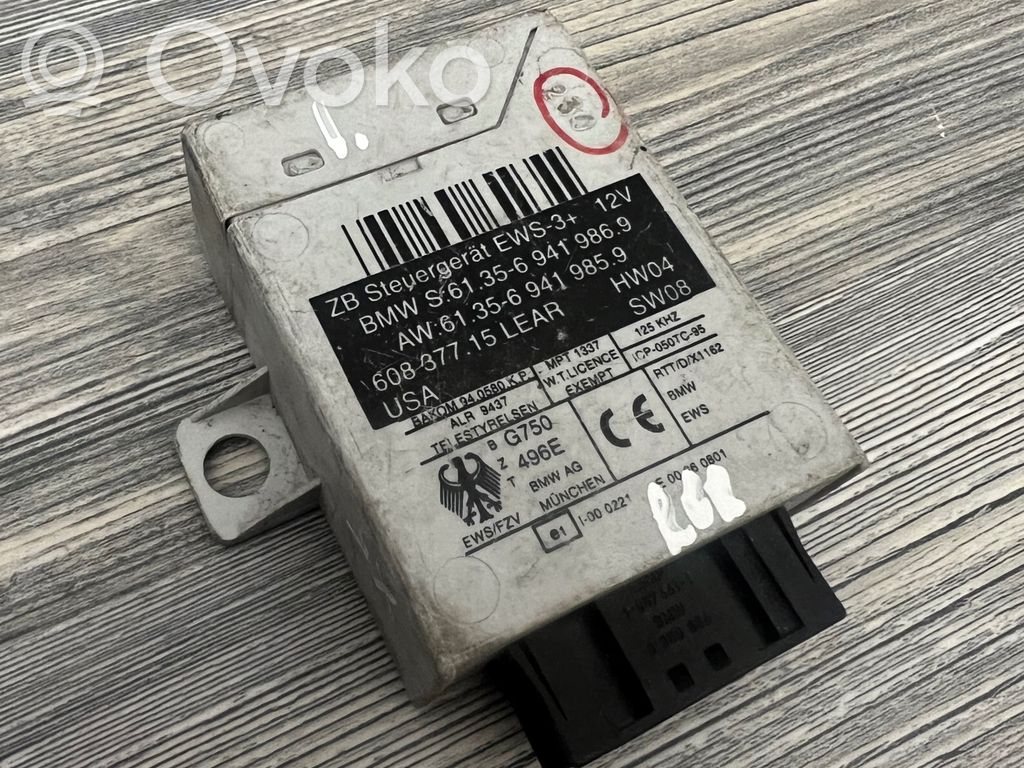 BMW X5 E53 Unité de commande dispositif d'immobilisation 