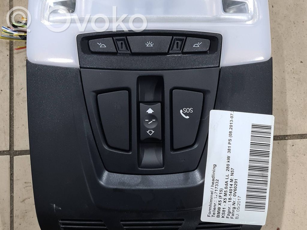 BMW X5 F15 Światło fotela przedniego 