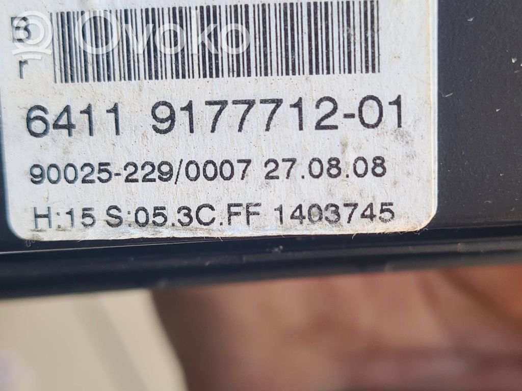 Climate control unit   9177712,9248704