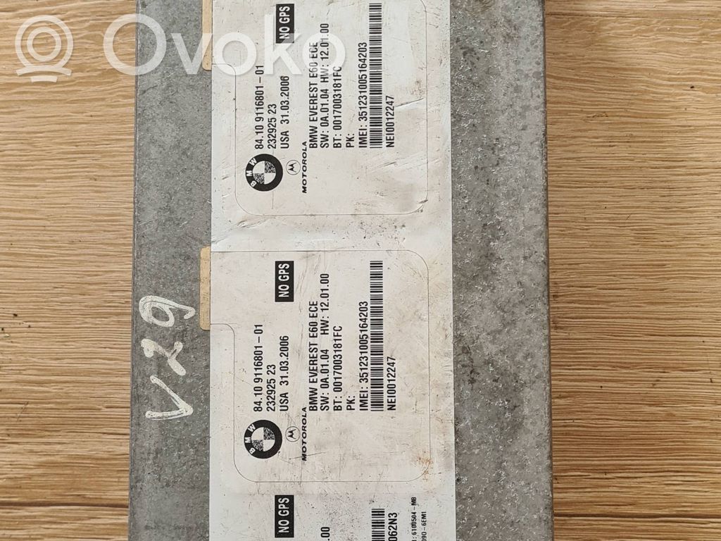 Bluetooth Modul Steuergerät   9116801,23292523,0017003181FC