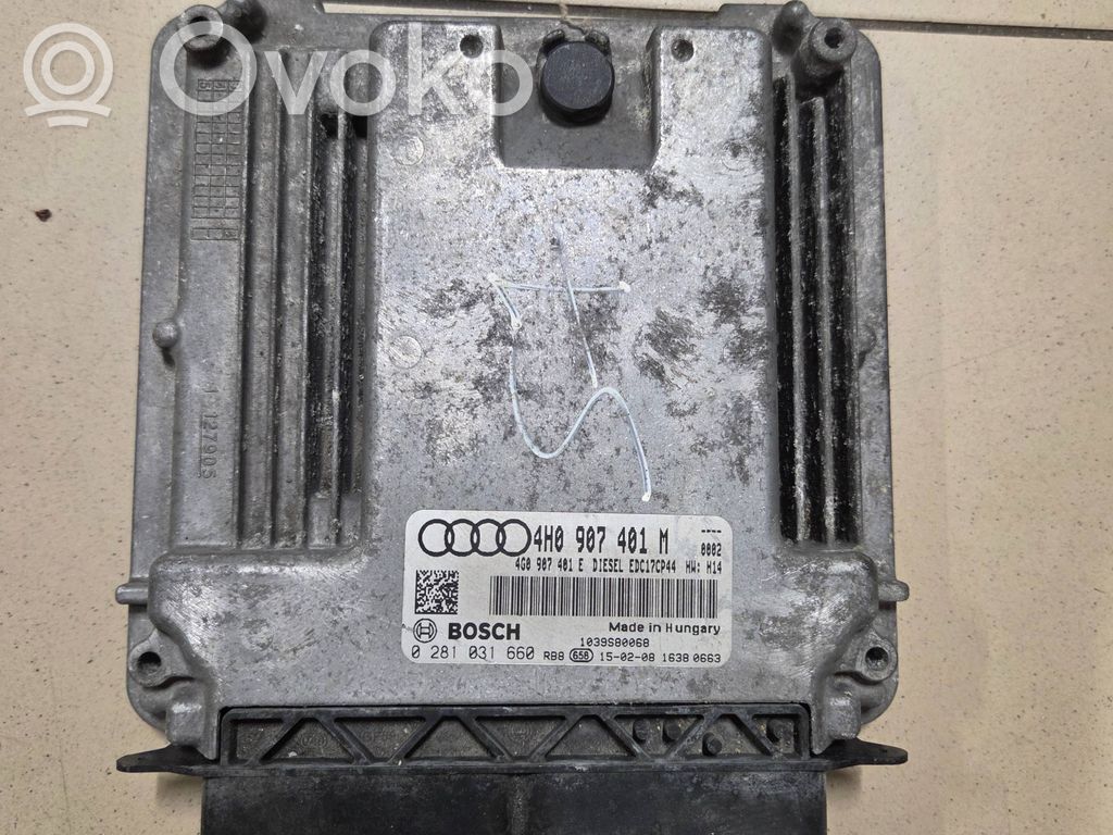 Audi A8 S8 D4 4H Engine control unit/module 