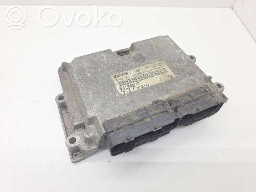 Engine control unit/module   0281011488,55198492,1039S07212