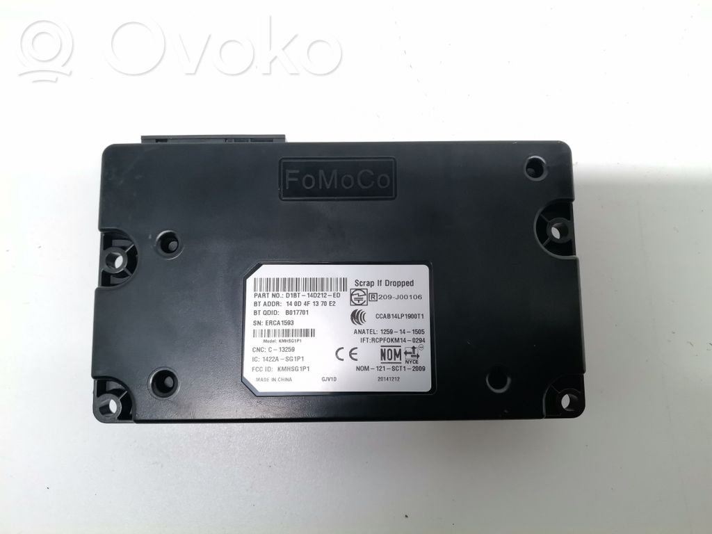 Ford Fiesta Bluetoothin ohjainlaite/moduuli 