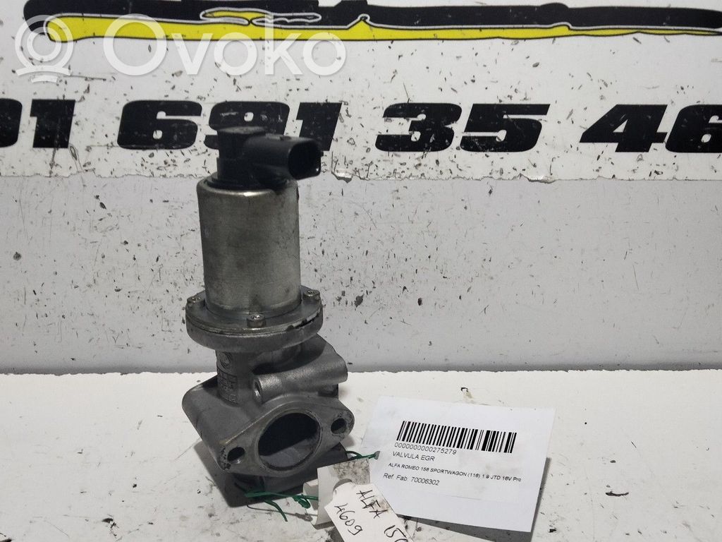 Alfa Romeo 156 Válvula EGR 