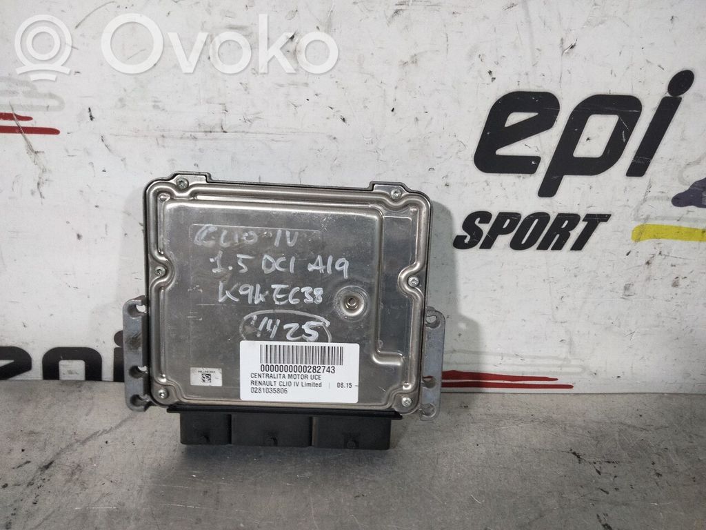 Renault Clio IV Engine control unit/module 
