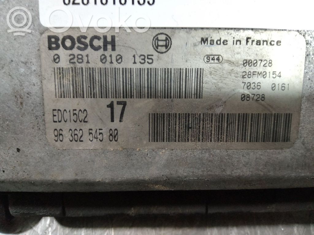 Engine control unit/module   0281010135,BOSCH