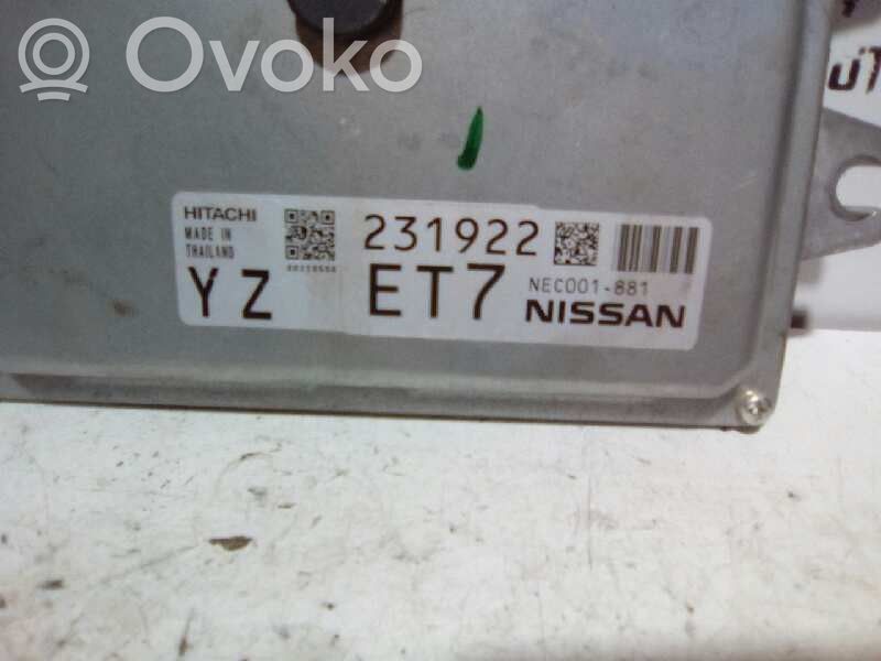 Nissan Micra Engine control unit/module 