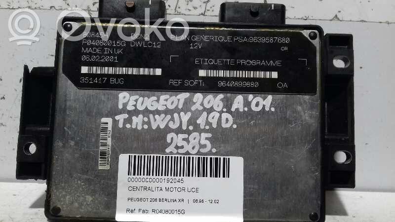 Engine control unit/module   R04080015G,9639587680