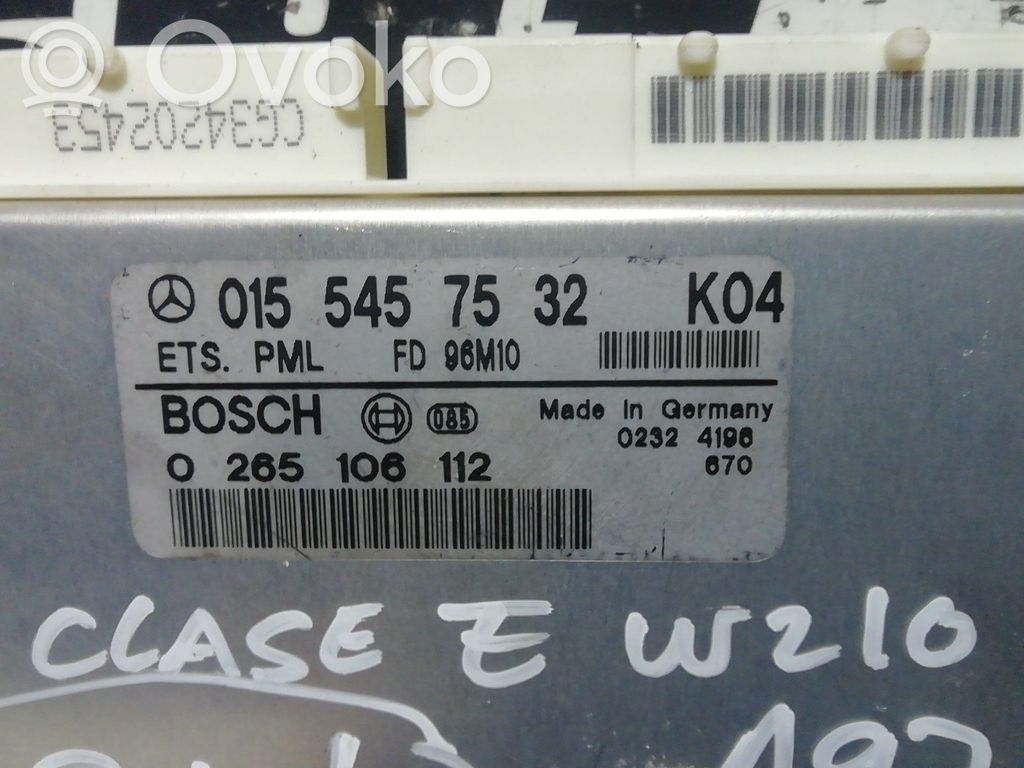 Mercedes-Benz E W210 ABS control unit/module 