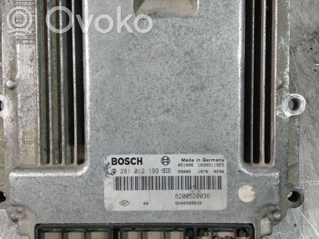 Renault Laguna II Engine control unit/module 