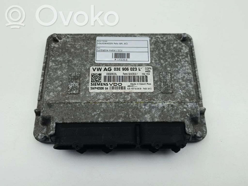 Engine control unit/module   03E906023L,5WP40506,5WP4050604