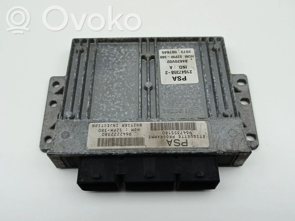 Citroen C3 Variklio valdymo blokas 
