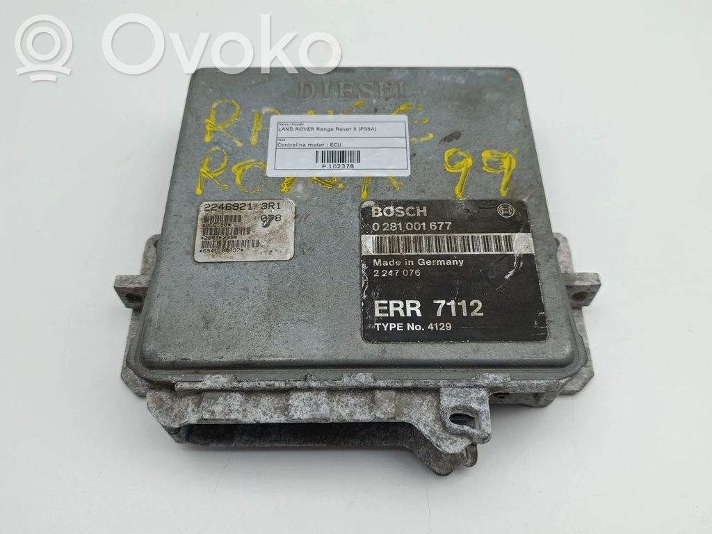 Land Rover Range Rover P38A Engine control unit/module 