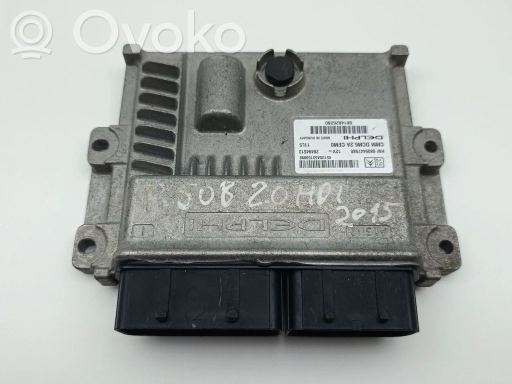 Peugeot 508 Engine control unit/module 