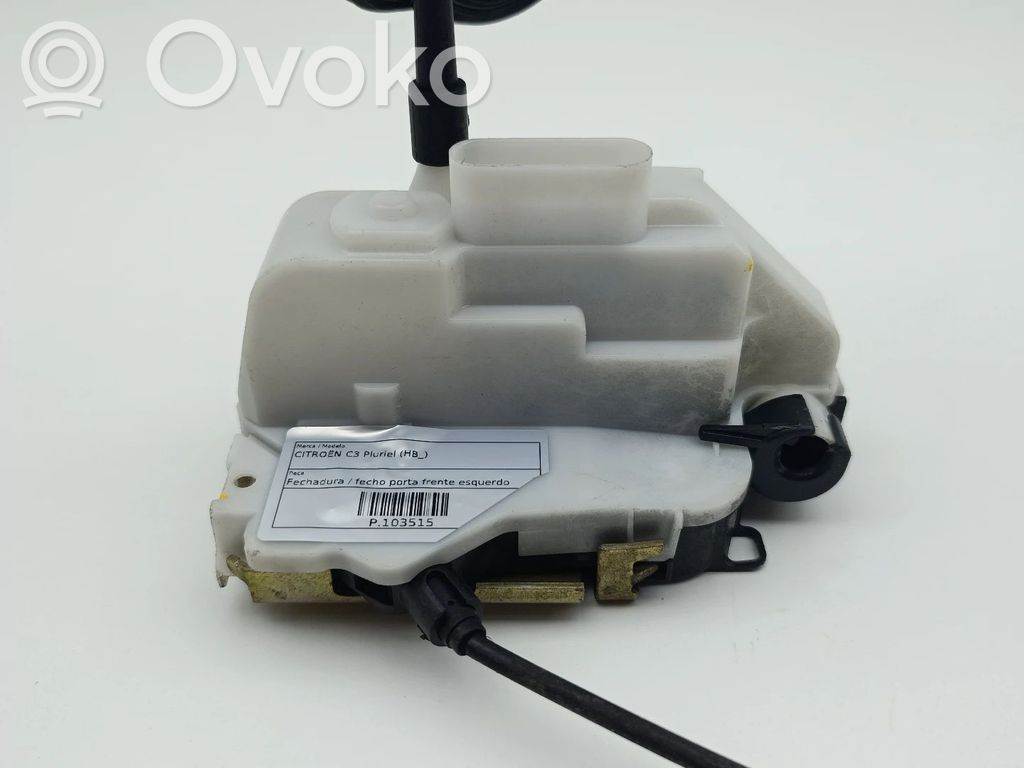 Citroen C3 Pluriel Front door lock 