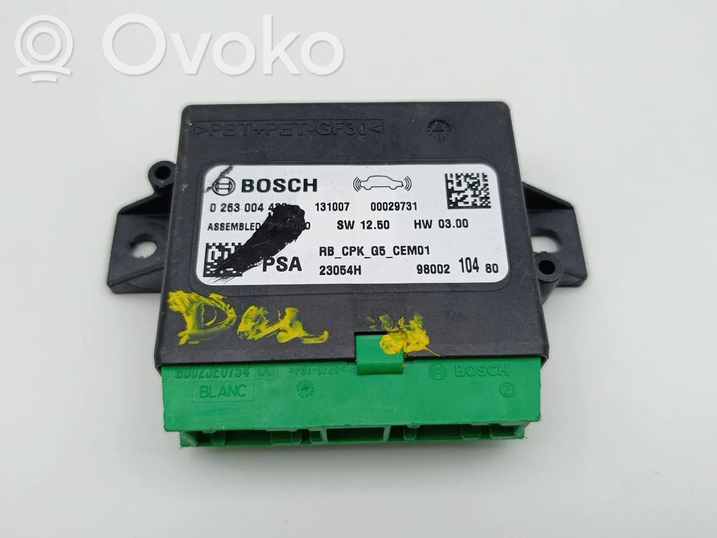 Parking PDC control unit/module   0263004430,9800210480