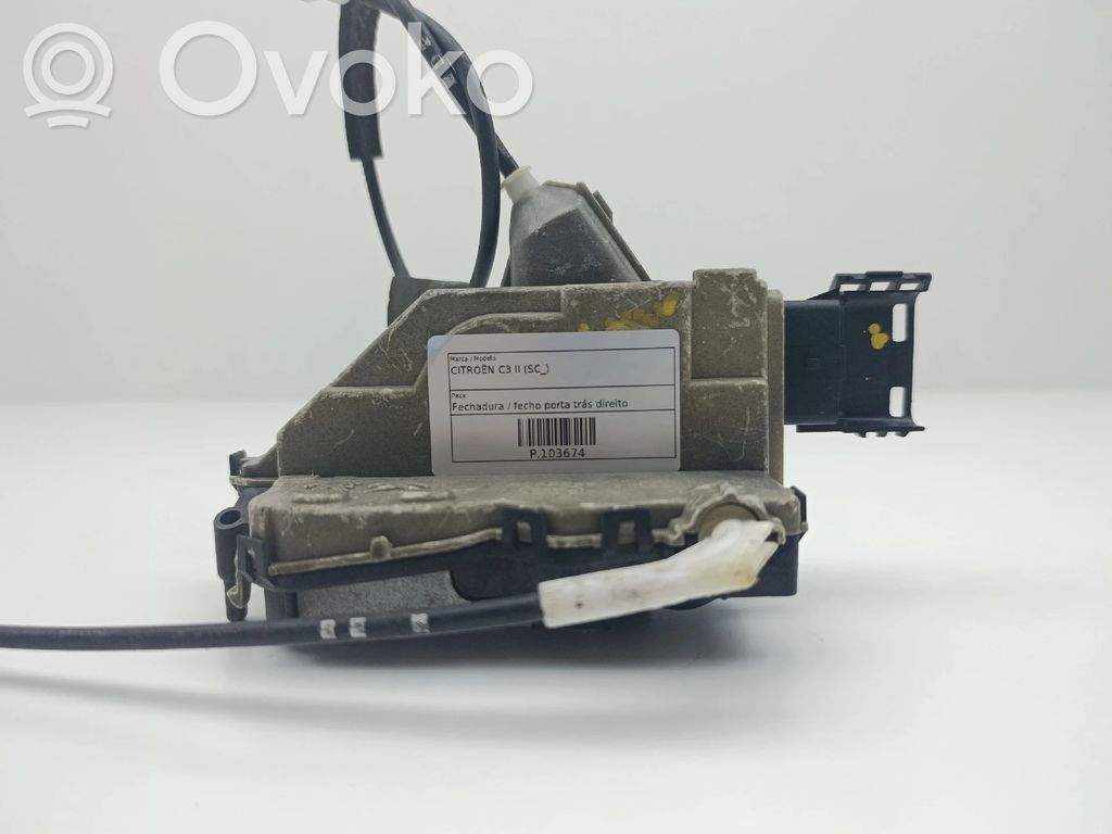 Rear door lock   PSA006251