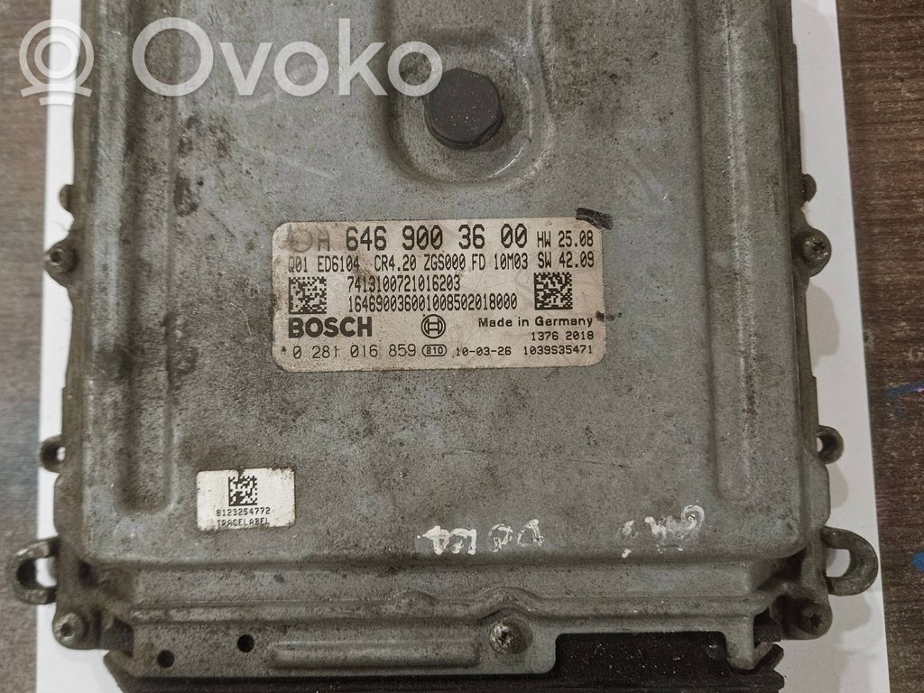 Mercedes-Benz Sprinter W906 Engine control unit/module 