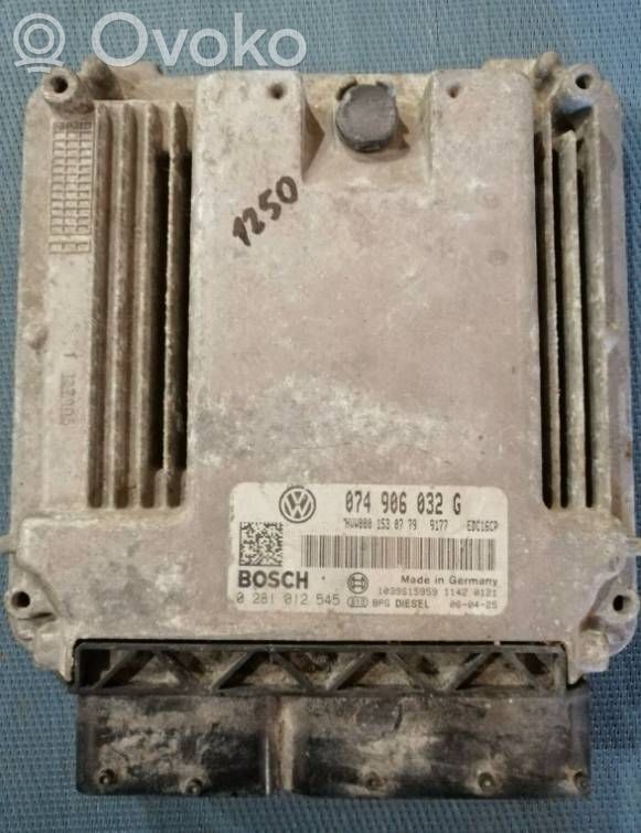 Engine control unit/module ECU   074906032G,1039S15959,0281012545