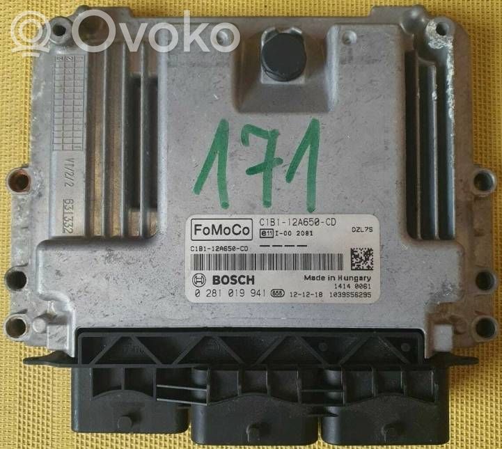 Ford Focus C-MAX Engine control unit/module 