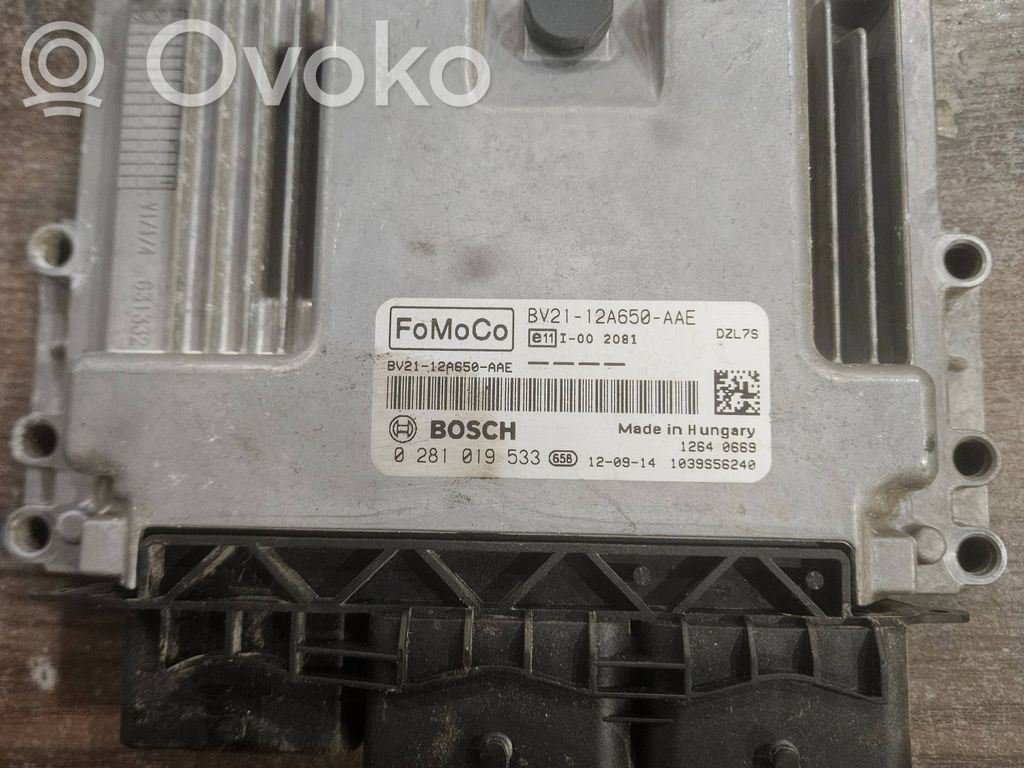 Ford Fiesta Unidad de control/módulo ECU del motor 