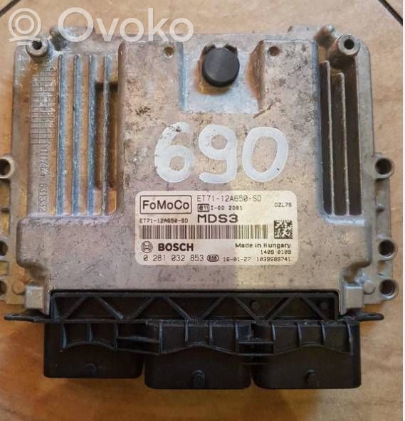 Ford Transit Courier Engine control unit/module 