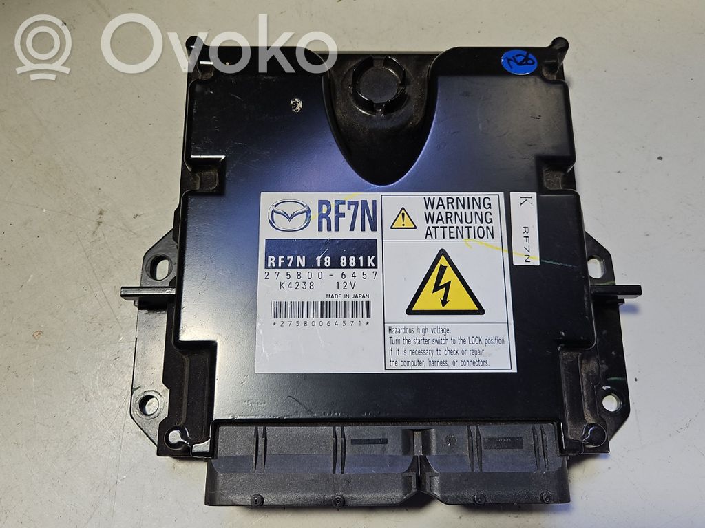 Engine control unit/module   2758006457,RF7N18881K
