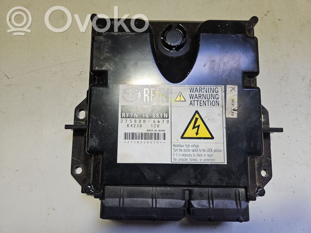 Engine control unit/module   RF7N18881N,2758006670,RF7N
