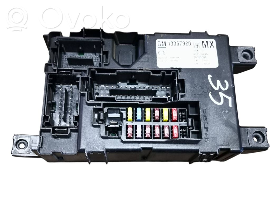 Opel Corsa D Fuse module 