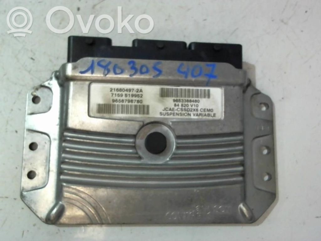 Peugeot 407 Engine control unit/module 