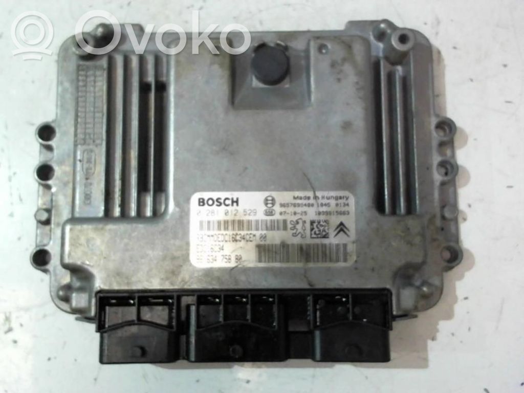 Peugeot 307 Unidad de control/módulo del motor 
