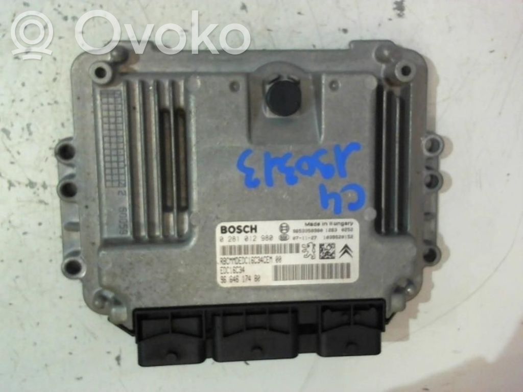 Citroen C4 I Picasso Unitate/modul de control motor 