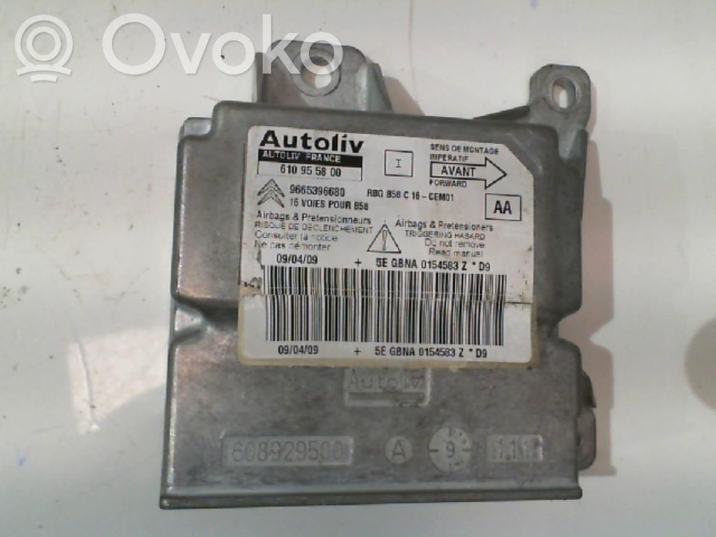 Citroen C4 I Picasso Centralina/modulo airbag 
