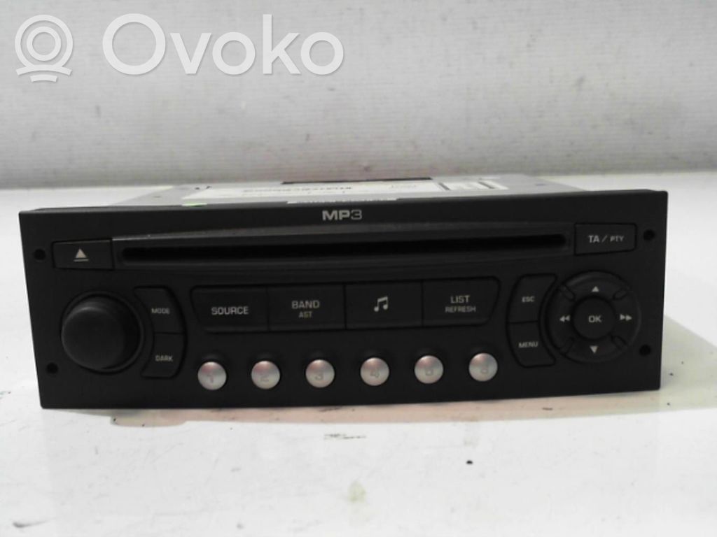 Panel / Radioodtwarzacz CD/DVD/GPS   00006579PQ,9666393877