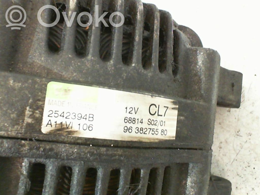 Peugeot 206 Ģenerators 