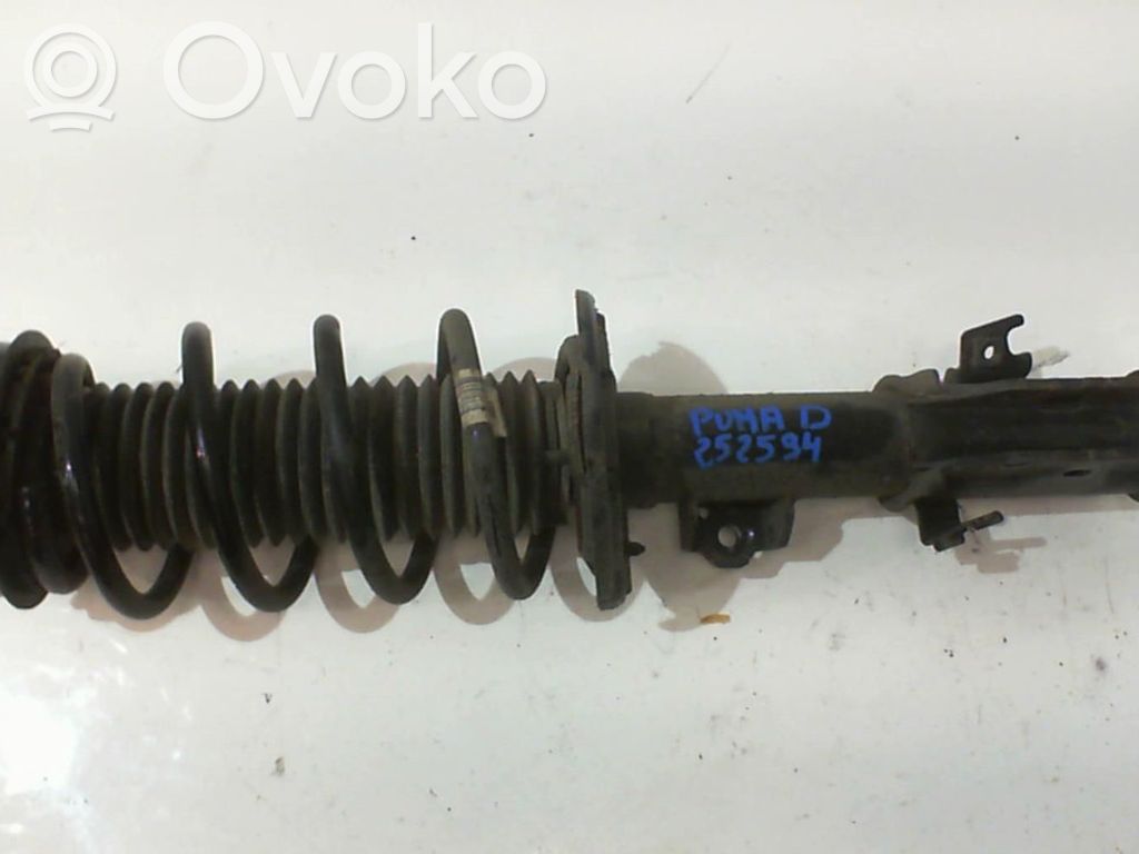 Front shock absorber with coil spring   2483023