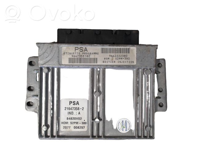 Engine control unit/module ECU   1940R7,1940R7,S2PMPSA