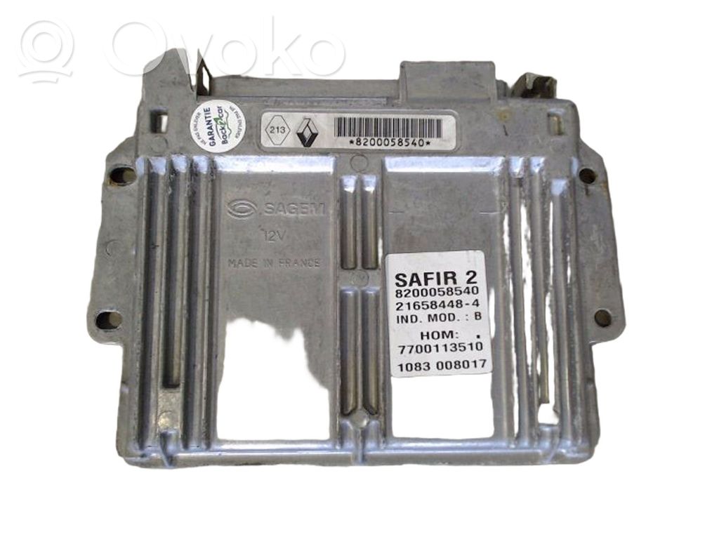 Renault Twingo I Centralina/modulo motore ECU 
