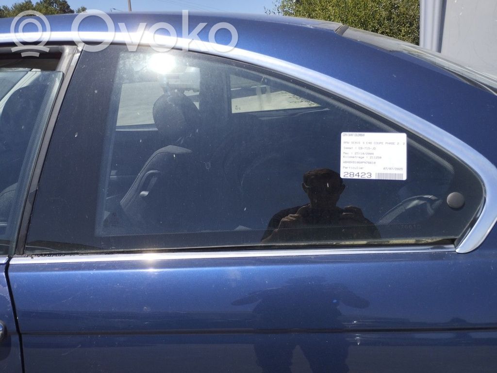 BMW 3 E46 Rear side window 