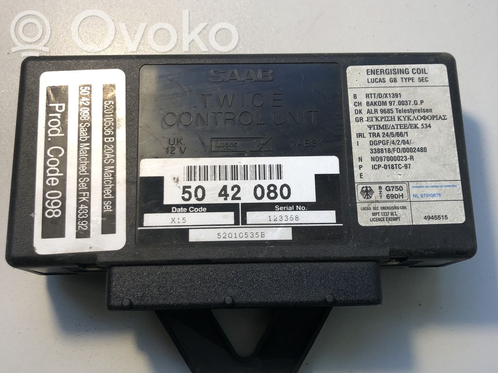 Saab 9-3 Ver1 Komforta modulis 