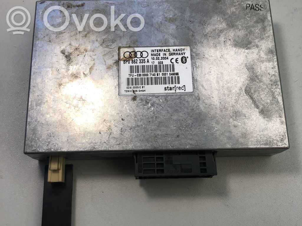 Audi A4 S4 B7 8E 8H Bluetooth modulis 