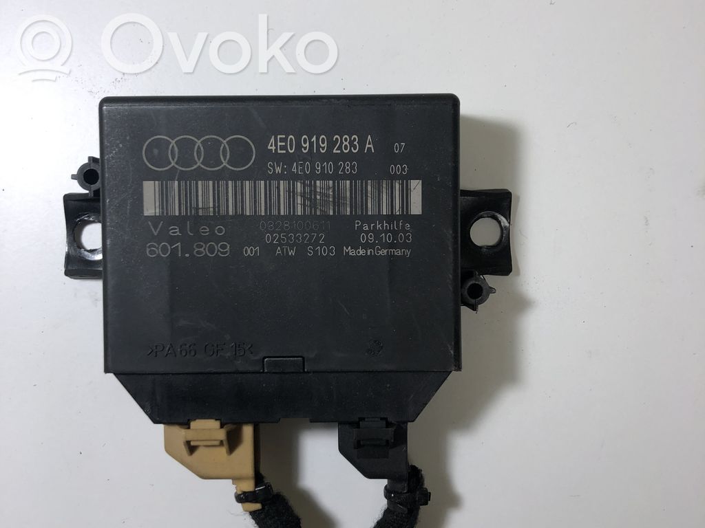 Audi A8 S8 D3 4E Parking PDC control unit/module 