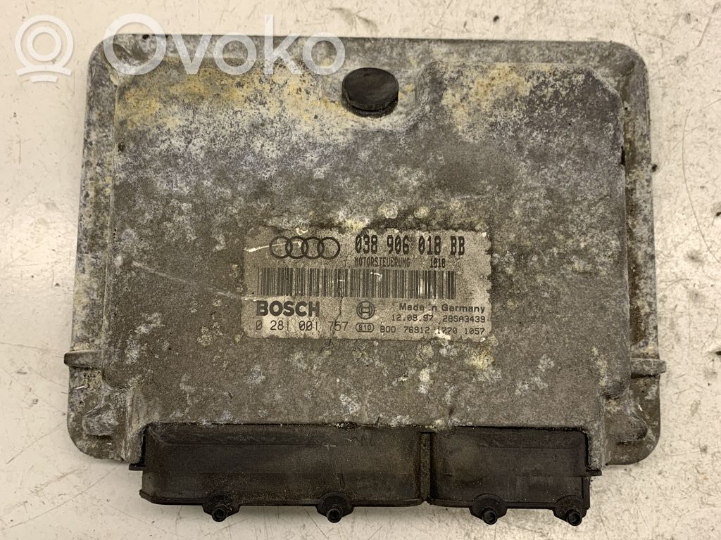 Engine control unit/module   038906018BB,0281001757