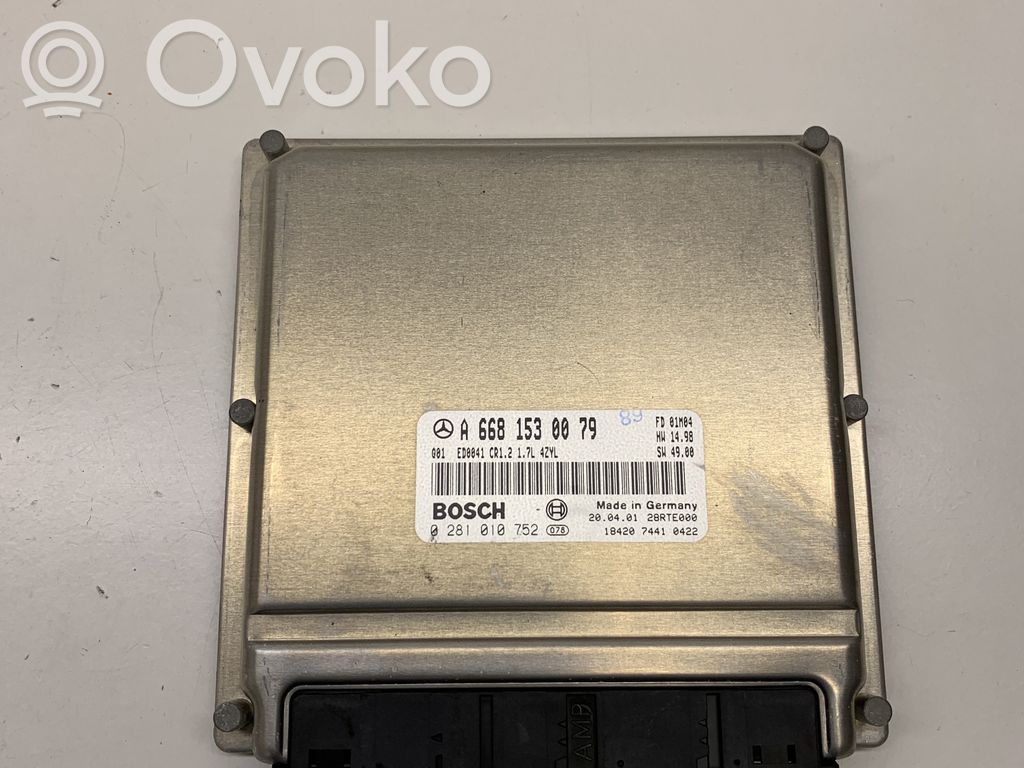 Mercedes-Benz A W168 Engine control unit/module 