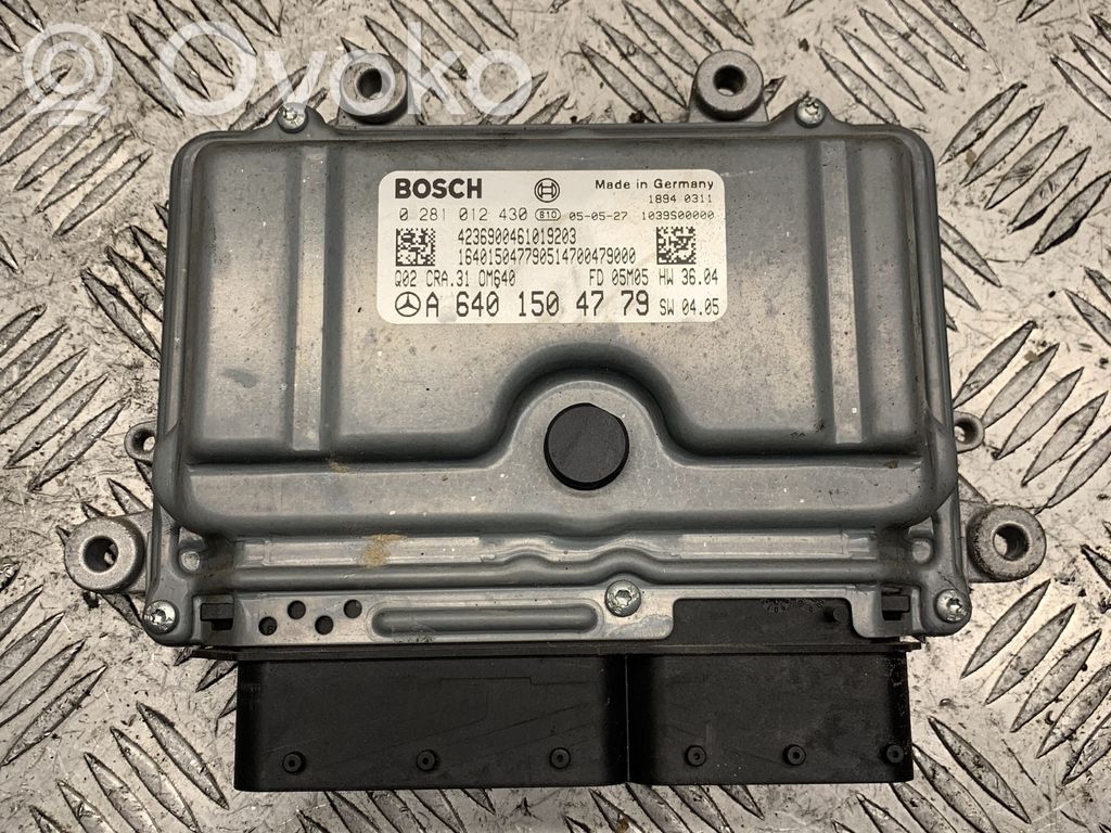 Mercedes-Benz A W169 Engine control unit/module 