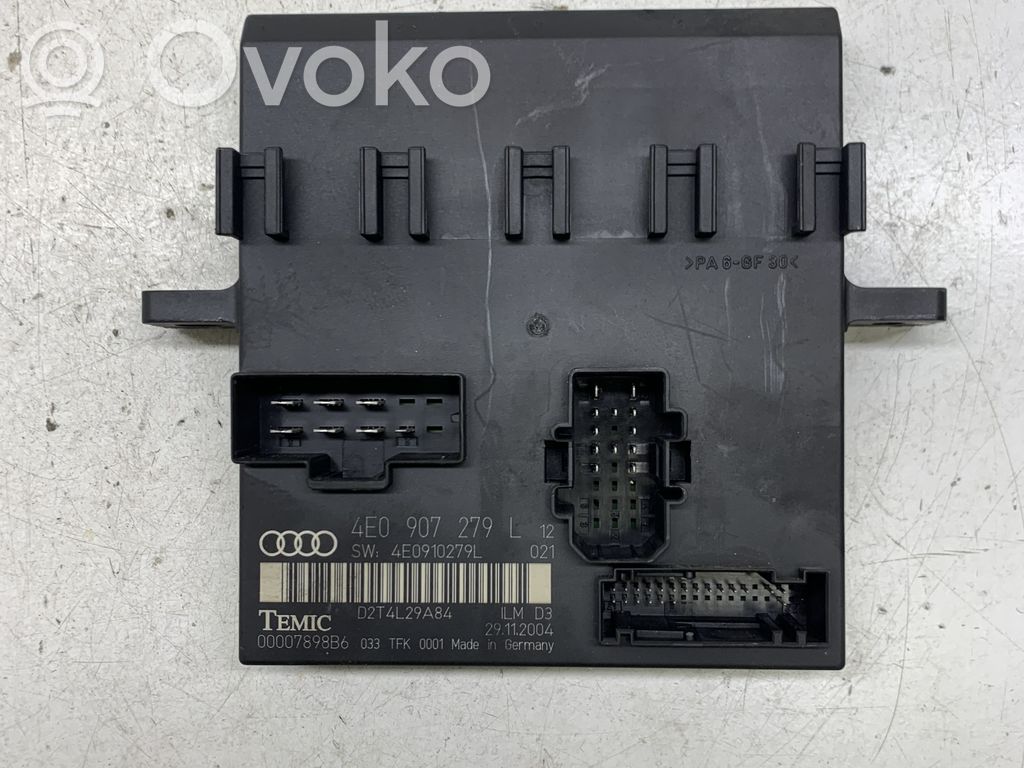 Comfort/convenience module   4E0907279L,4E0910279L