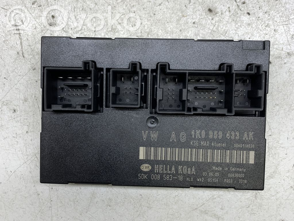 Mukavuusmoduuli   1K0959433AK,5DK00858318