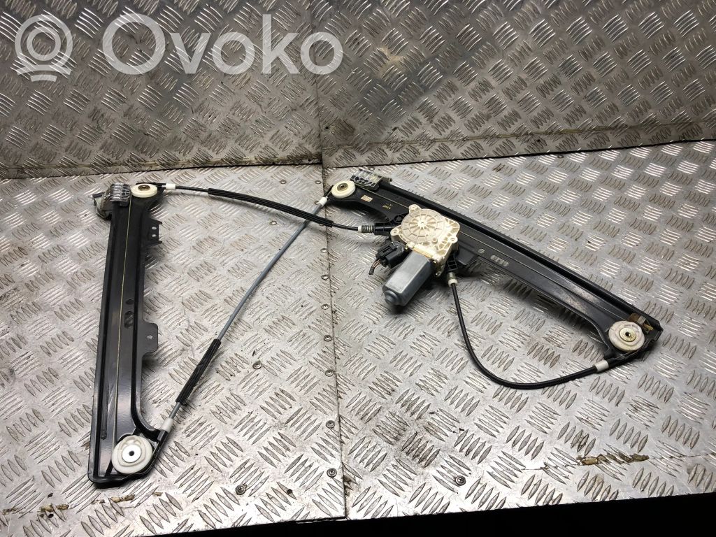 BMW 5 E60 E61 Priekšpusē elektriskā loga pacelšanas mehānisma komplekts 