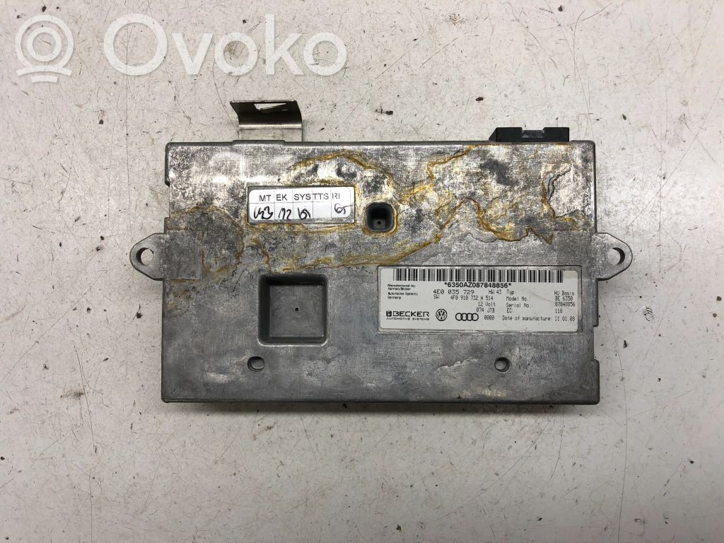 Audi A6 S6 C6 4F Multimedian ohjauslaite 